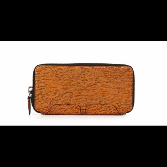 Phillip Lim Pashli Zip-Around Wallet, Copper - Picture 2 of 3